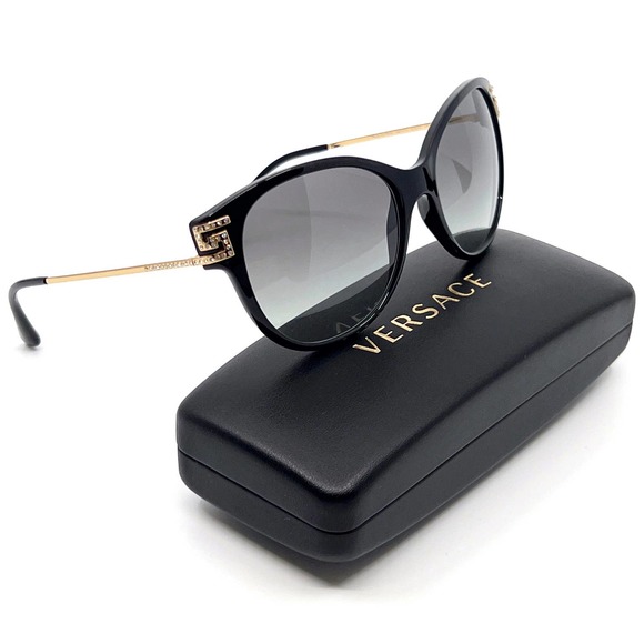 Versace Black and Gold Sunglasses - Picture 3 of 12